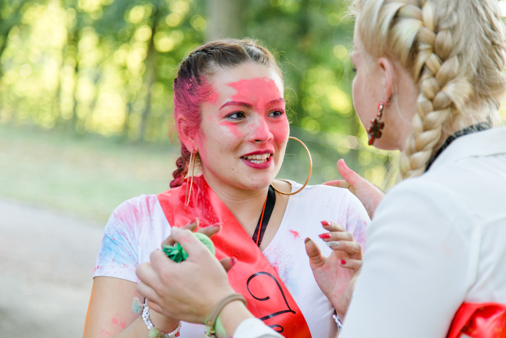 JGA-Fotoshooting mit Farbschlacht